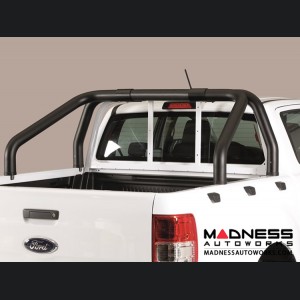 Ford Ranger Double Cab Roll Bar - Black Powdercoat - 76mm